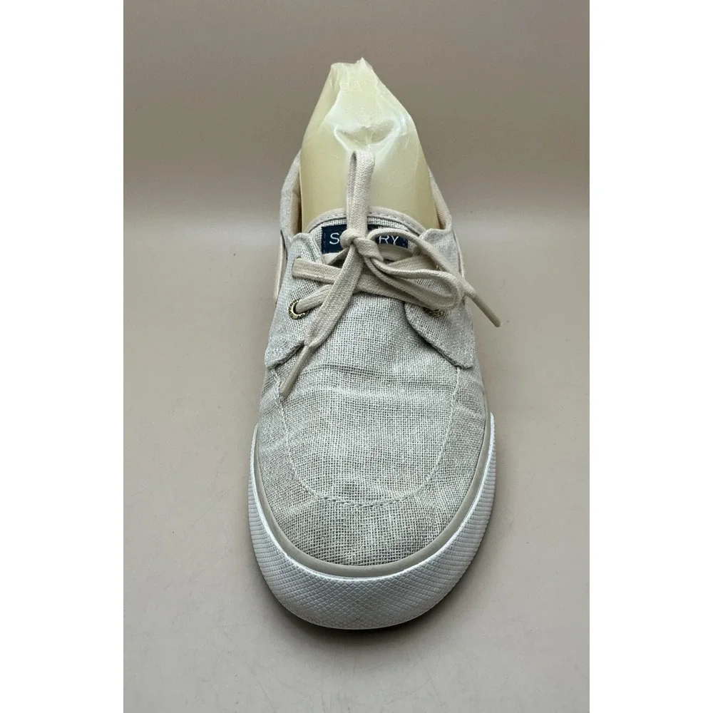 Sperry‎ Women's Pier Boat Sparkle Canvas Boat Shoes Sz 9.5 Gold Glitter STS84465